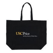 USC Trojans Price Large Pocket Black Tote Bag